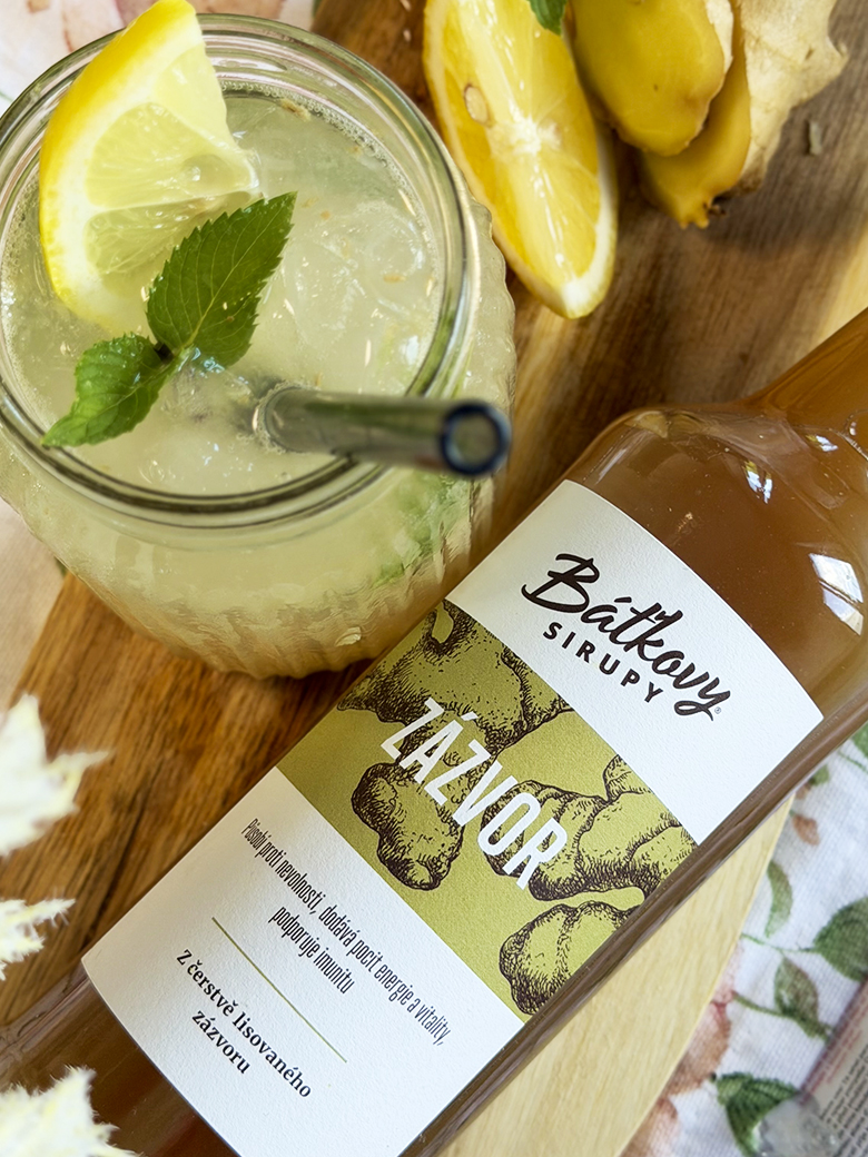 Domácí zázvorová limonáda